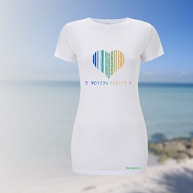 Direktvermarkter: Damen-Shirt im Familylook "LoveCode" - mr2 familylook