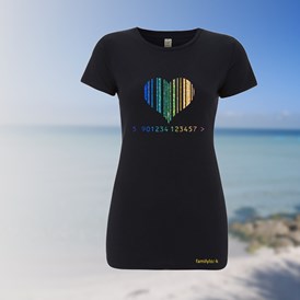 Direktvermarkter: Damen-T-Shirt im Familylook "LoveCode"
 - mr2 familylook