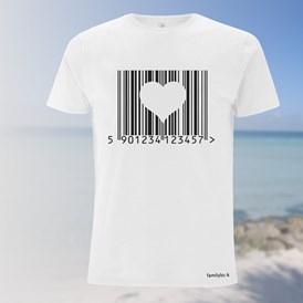 Direktvermarkter: Herren-T-Shirt im Familylook "LoveCode" - mr2 familylook