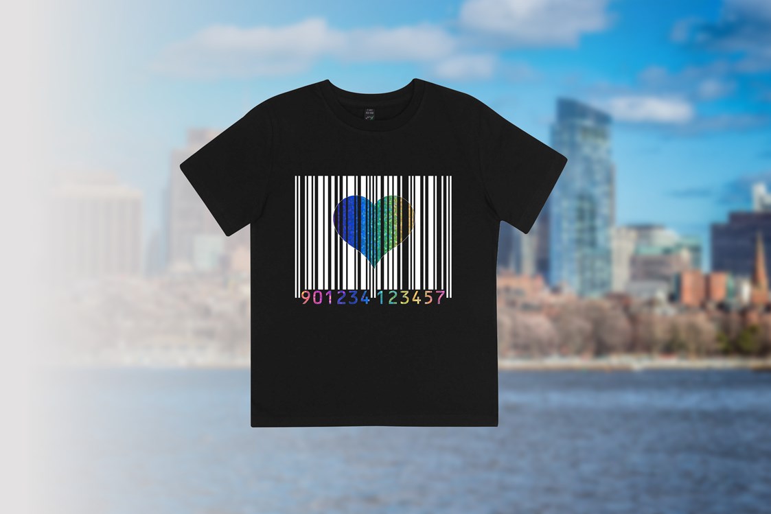 Direktvermarkter: Kinder-T-Shirt im Familylook "LoveCode" - mr2 familylook