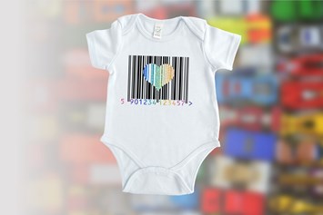 Direktvermarkter: Baby-Body im Familylook "LoveCode" - mr2 familylook