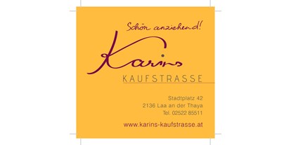 Händler - Produkt-Kategorie: Kleidung und Textil - Mailberg - Karins Kaufstrasse