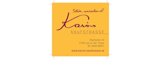 Unternehmen: Karins Kaufstrasse