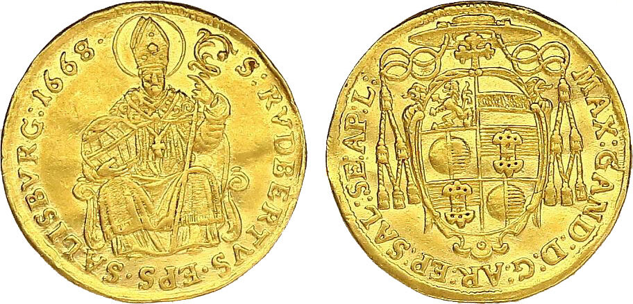 Halbedel Münzen & Medaillen GmbH. Produkt-Beispiele Münzen aus Salzburg