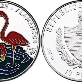 Unternehmen: 10 Pesos 1994, Farbmünze - Halbedel Münzen & Medaillen GmbH.