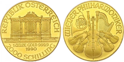 Händler - PLZ 5161 (Österreich) - Österreich 2000 Schilling Philharmoniker Gold - Halbedel Münzen & Medaillen GmbH.