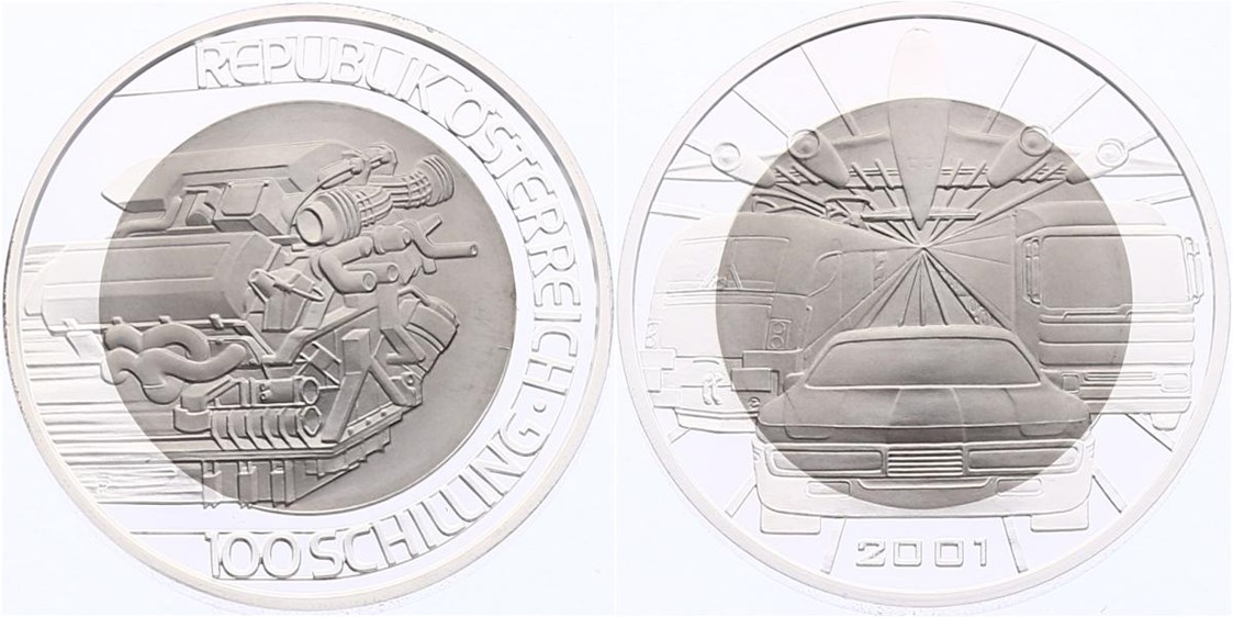 Unternehmen: Österreich 100 Schilling 2001 - Halbedel Münzen & Medaillen GmbH.
