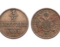 Unternehmen: 1/2 Kreuzer 1851 A von Kaiser Franz Joseph - Halbedel Münzen & Medaillen GmbH.