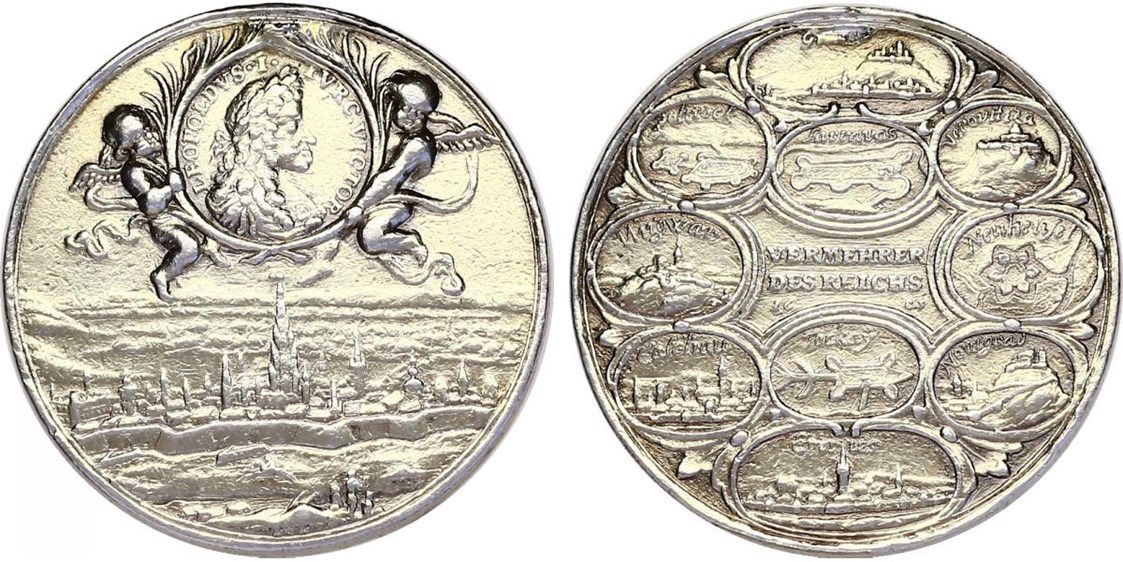 Unternehmen: Medaille Römisch Deutsches Reich Habsburg von 1668 - Halbedel Münzen & Medaillen GmbH.