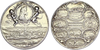 Händler - PLZ 5161 (Österreich) - Medaille Römisch Deutsches Reich Habsburg von 1668 - Halbedel Münzen & Medaillen GmbH.