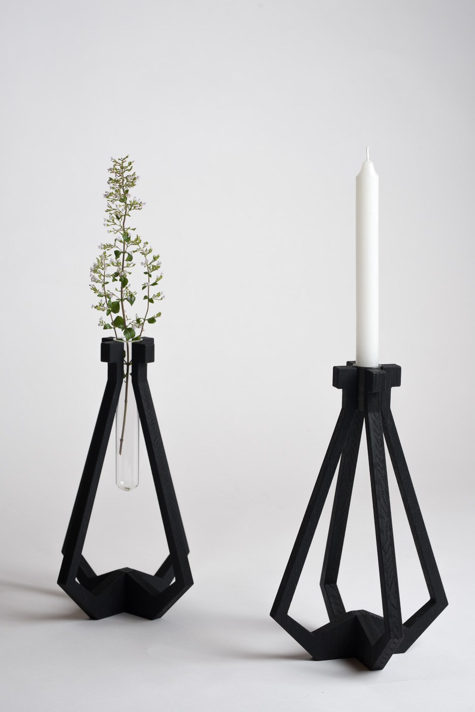 Holzwerkstatt Markus Faißt Produkt-Beispiele SPIDER - Kerzenständer - Vase