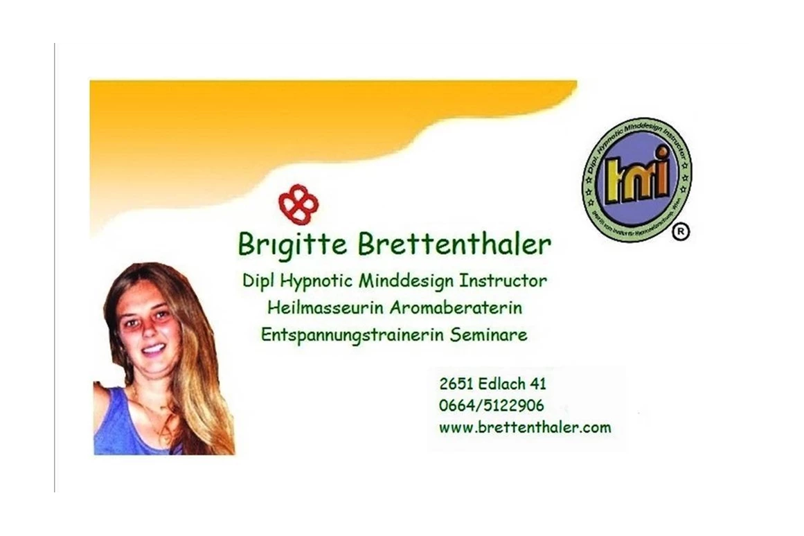 Unternehmen: Brigitte Brettenthaler Gesundheitspraxis Massage Hypnose Aroma