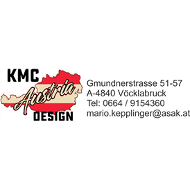 Unternehmen: Firmenanschrift - KMC Austria Design