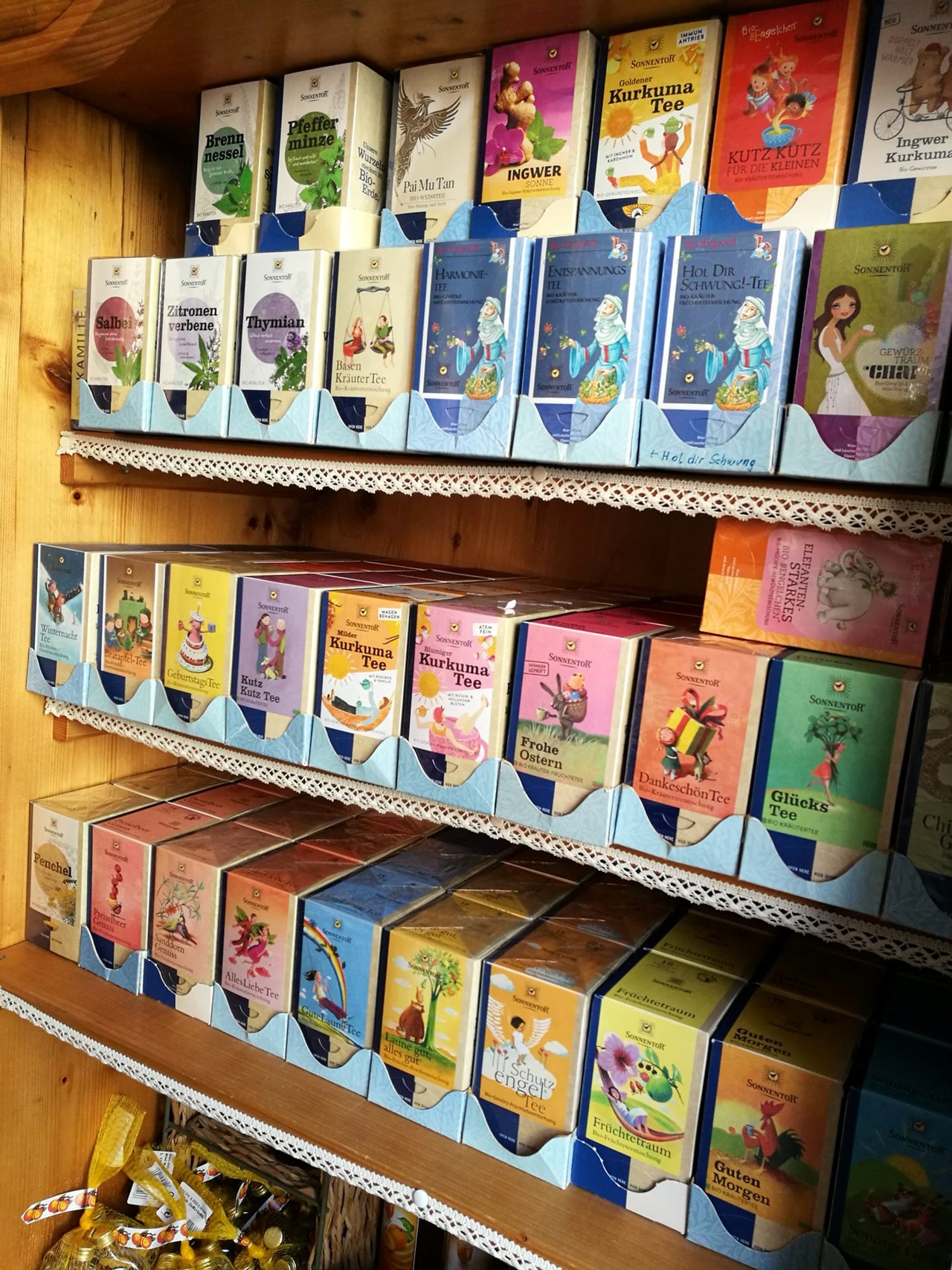 Wachauer Kunsthandel Produkt-Beispiele Sonnentor Produkte