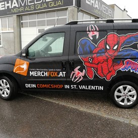 Unternehmen: Unser Superheldenmobil! :D - Merchfox Comic Shop