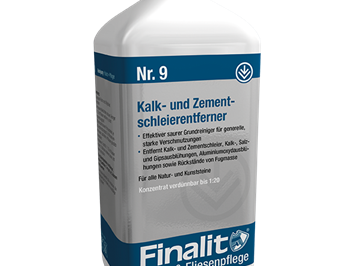 Finalit Komplett-Steinpflege GmbH Produkt-Beispiele Finalit Nr. 9 Kalk- und Zementschleierentferner