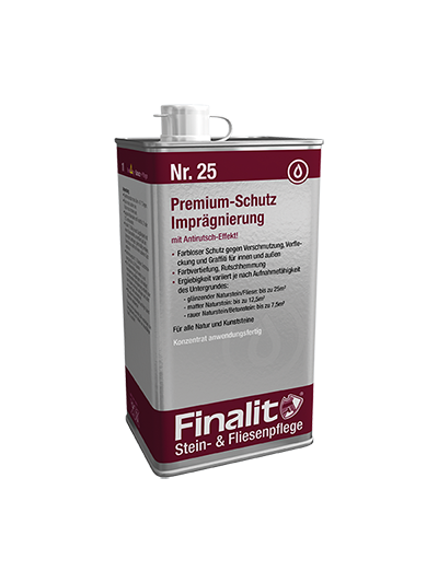 Finalit Komplett-Steinpflege GmbH Produkt-Beispiele Finalit Nr. 25 Premium-Schutz Imprägnierung