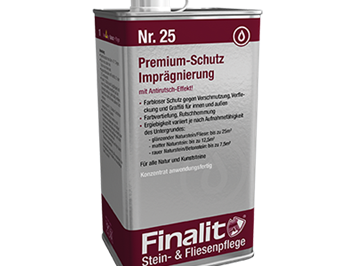 Finalit Komplett-Steinpflege GmbH Produkt-Beispiele Finalit Nr. 25 Premium-Schutz Imprägnierung