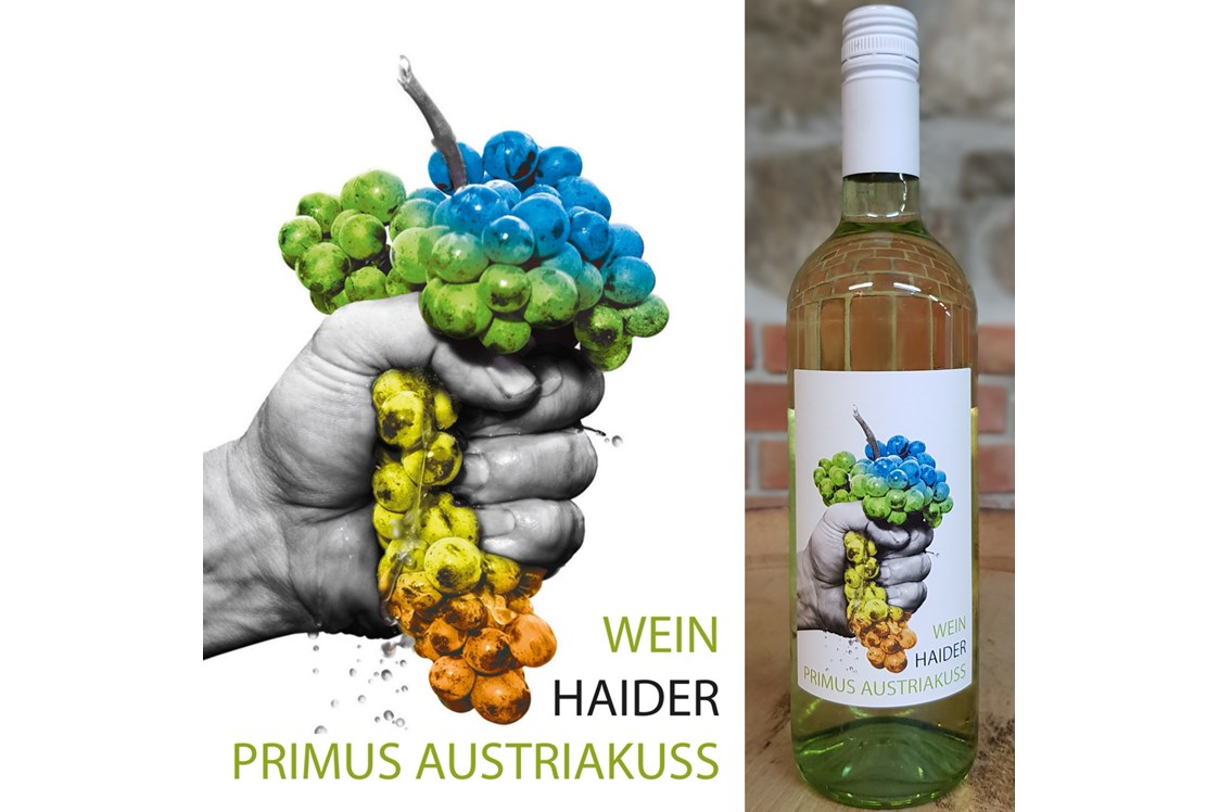 Unternehmen: Primus Austriakuss. Frisch, spritzig und fruchtig mit belebender Säure und angenehmer Restsüße. - Wein Haider