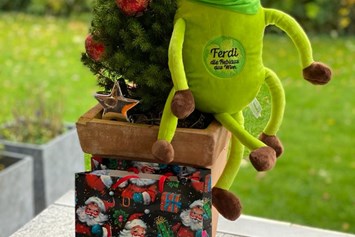 Unternehmen: Für jedes Kind der größte Traum, ein Ferdi unterm Weihnachtsbaum
(Größe 30 cm) - kuscheliges Stofftier - MMG Reblaus Marketing GmbH