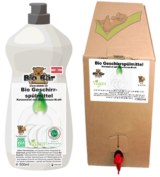 Biobär Produkt-Beispiele Bio-Geschirrspülmittel