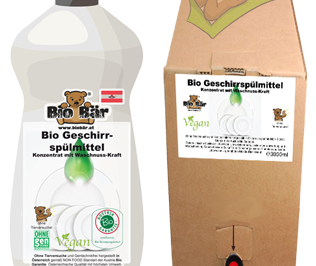 Biobär Produkt-Beispiele Bio-Geschirrspülmittel