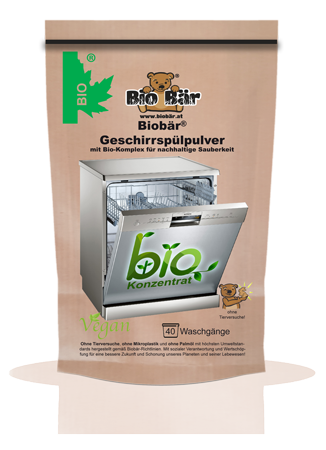 Biobär Produkt-Beispiele Geschirrspülpulver Bio-Komplex