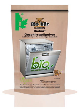 Biobär Produkt-Beispiele Geschirrspülpulver Bio-Komplex