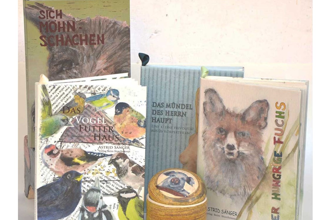 Unternehmen: handgemachte Bilderbücher aus dem Verlag Beim Storchennest - Astrid Sänger