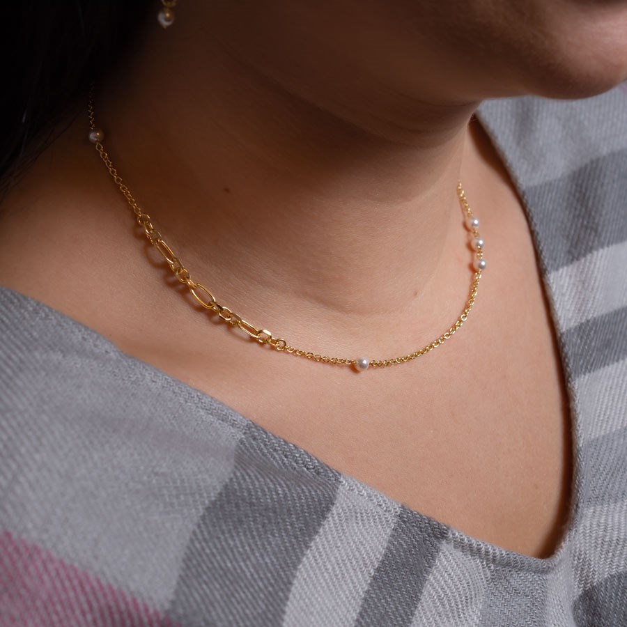 TomCrow Jewellery Produkt-Beispiele Kette CHAIN mit Perlen