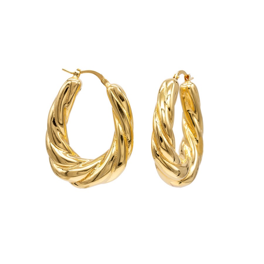TomCrow Jewellery Produkt-Beispiele Ohrringe aus vergoldetem Silber mit einzigartigem Design