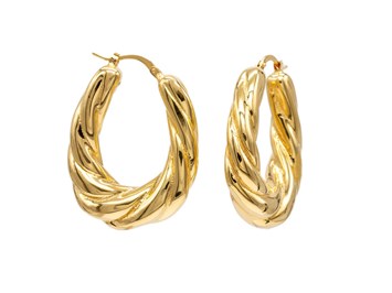 TomCrow Jewellery Produkt-Beispiele Ohrringe aus vergoldetem Silber mit einzigartigem Design