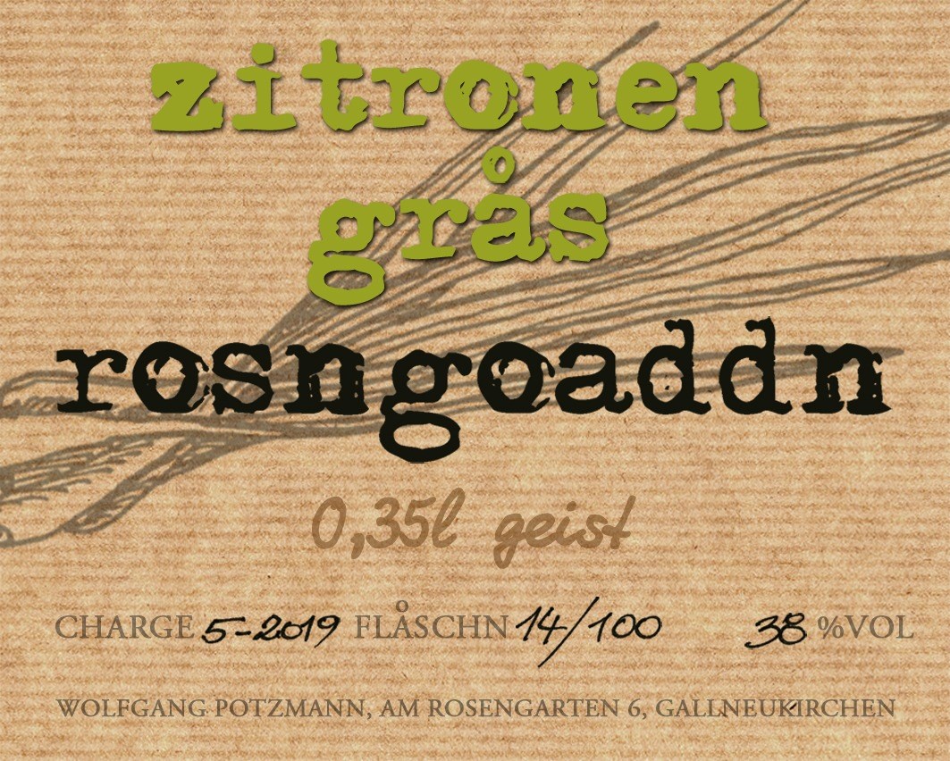 Potzmann Wolfgang Produkt-Beispiele zitronengras