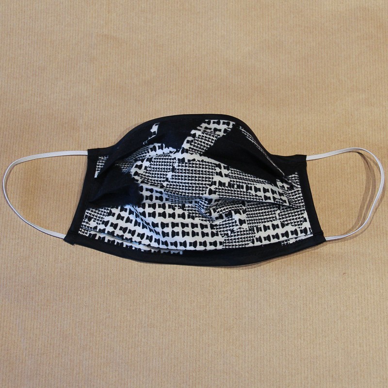 Direktvermarkter: NMS-Maske Hahnentritt - urban // collection - Trendmode aus dem Vulkanland