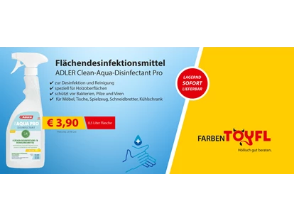 Händler - Gleisdorf - Unser Desinfektionsmittel - FarbenToyfl