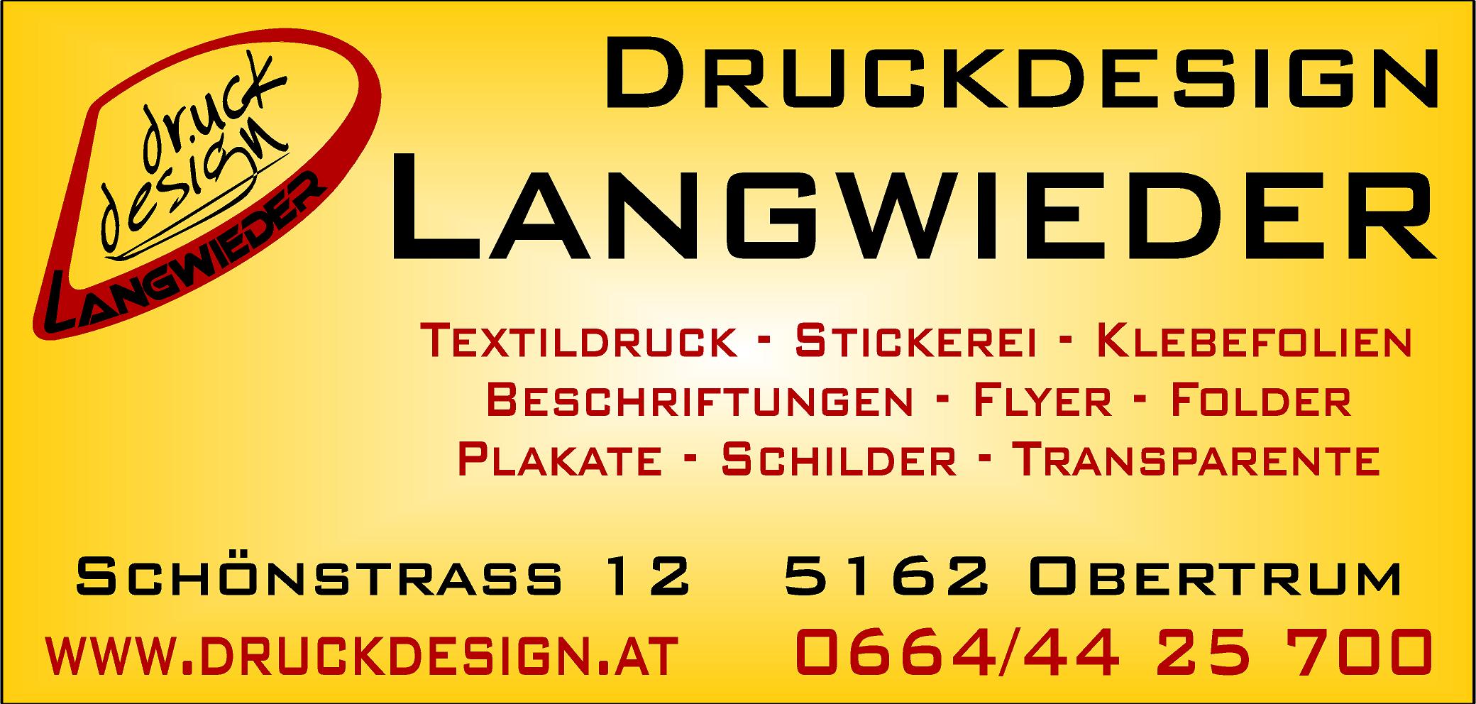 Druckdesign Langwieder Stickerei Textildruck Leistungsübersicht 