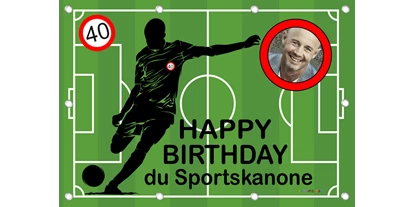 Händler - Gleisdorf - Banner zum Geburtstag, Geburtstagsbanner, Banner zum 50. Geburtstag, Fotobanner, Transparent zum runden Geburtstag. Auf unserer Homepage finden Sie eine große Auswahl an personalisierbaren Banner zum Geburtstag. - Sweet-Prints.at