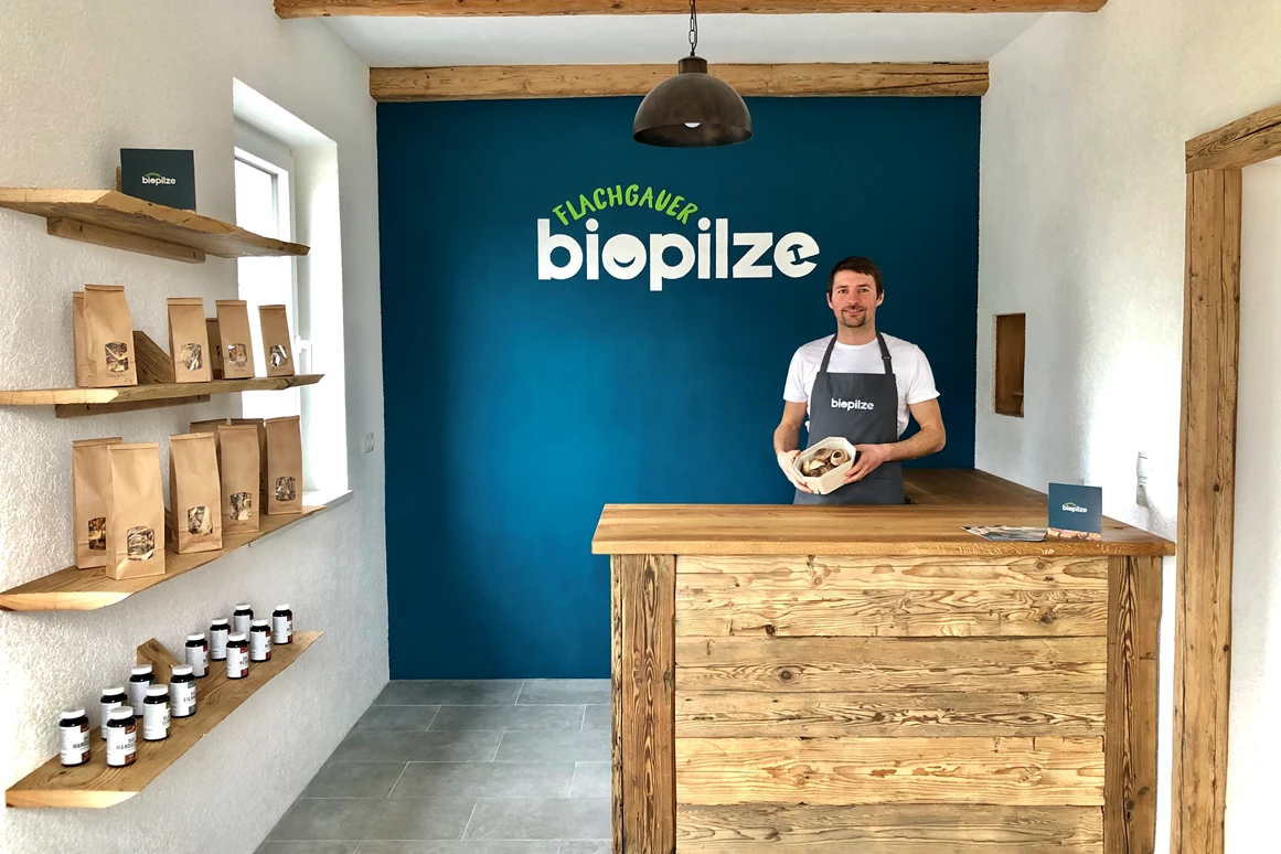 Direktvermarkter: Der Hofladen - Flachgauer Biopilze