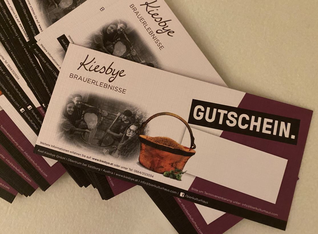 Bierkulturhaus  Leistungsübersicht Braukurs Gutscheine
