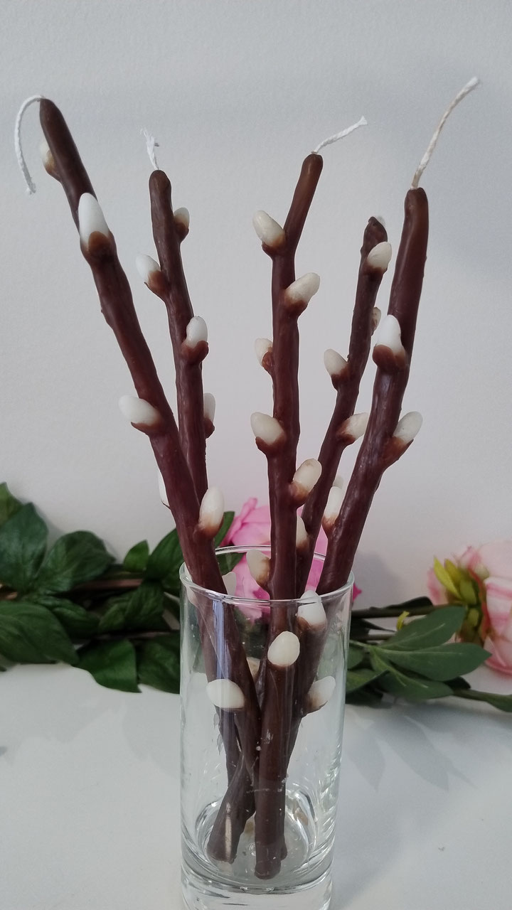 Unternehmen: Palmkätzchen Kerze handgemacht - Irbis-Shop e.U.