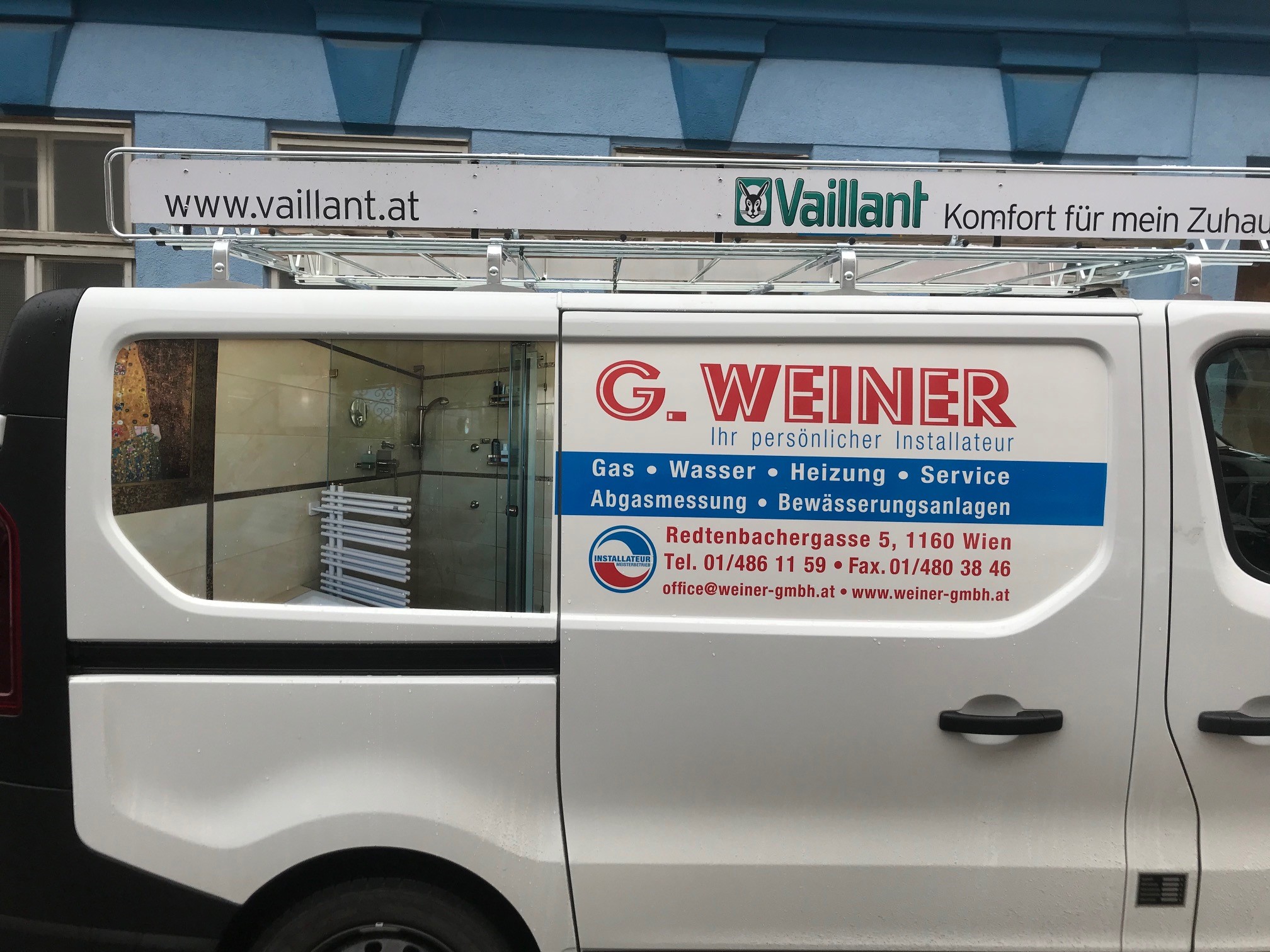 Händler - Wien-Stadt - Wir sind für Sie unterwegs - G. Weiner Gas - Wasser - Heizung GmbH