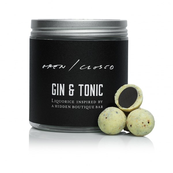 bjornaa - Finest Food Produkt-Beispiele Lakrits Gin & Tonic Lakritzpralinen