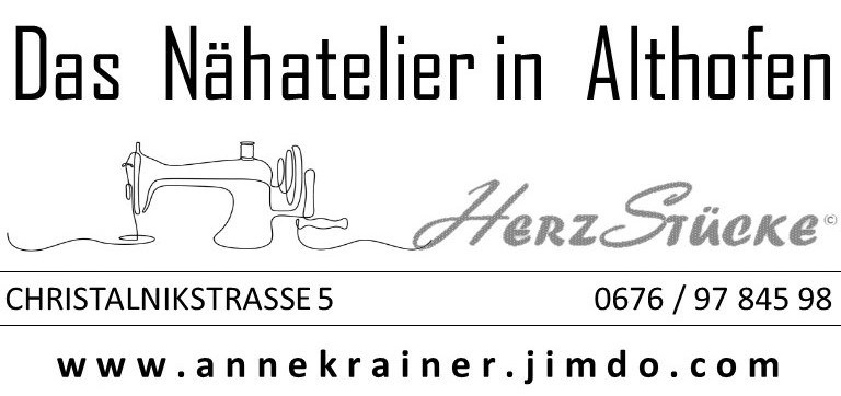 Nähatelier-Herzstücke-Anne Krainer-Althofen Produkt-Beispiele Herzstuecke-Nähatelier-Althofen