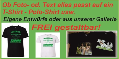 Händler - Bezirk Horn - Fertige Motiv Polo- od. T-Shirt oder alles was Sie selbst mit eigenen Texten, Fotos und Grafiken darauf haben möchten. Einfach selbst gestalten!  - DieWerbemacher Kreativwelt