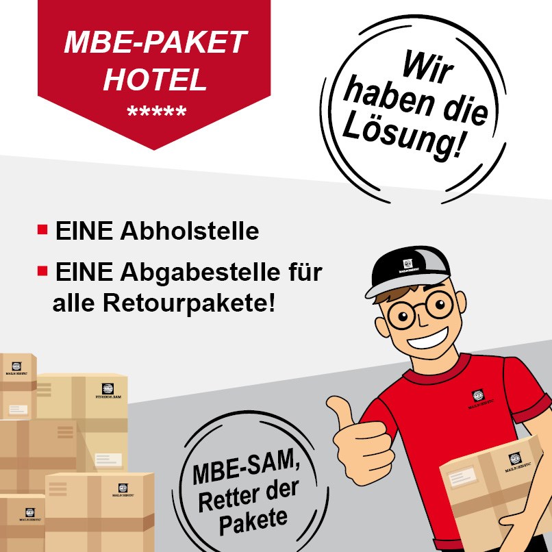 Mail Boxes Etc. Leistungsübersicht PAKET-HOTEL