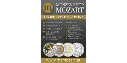 Händler - Wien-Stadt Wien - Münzen Shop Mozart