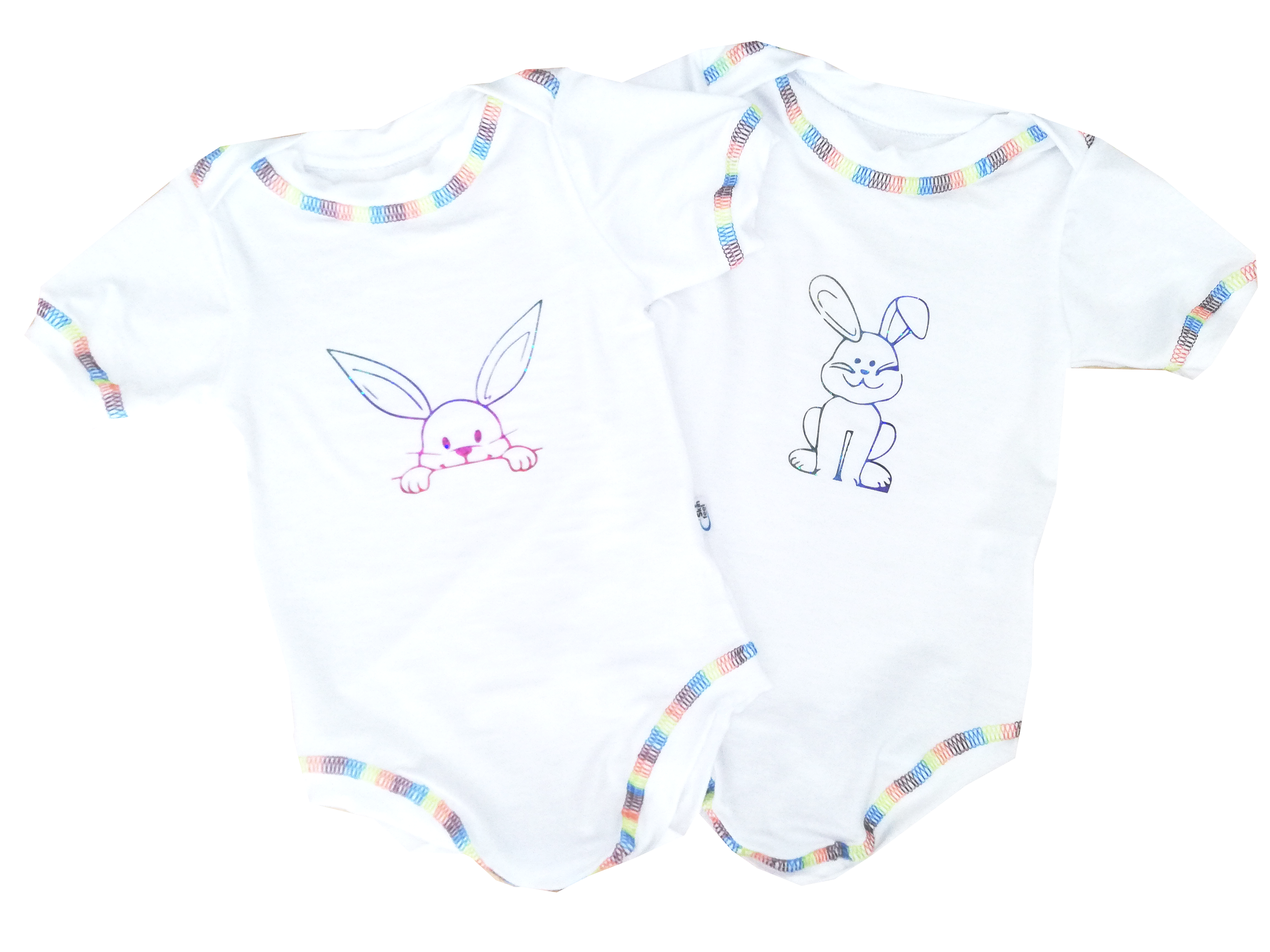 Inge'Schneider&Stickatelier Produkt-Beispiele Baby Body in verschiedenen Ausführungen