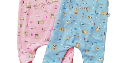 Händler - Unternehmens-Kategorie: Schneiderei - Baby Strampler, Biobaumwolle, gefüttert mit extra feinem Material - Inge'Schneider&Stickatelier