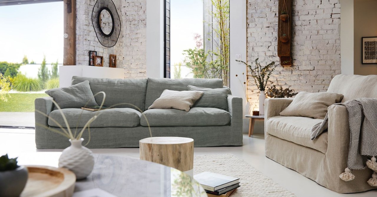 Style4Rooms Produkt-Beispiele Leinen Sofas