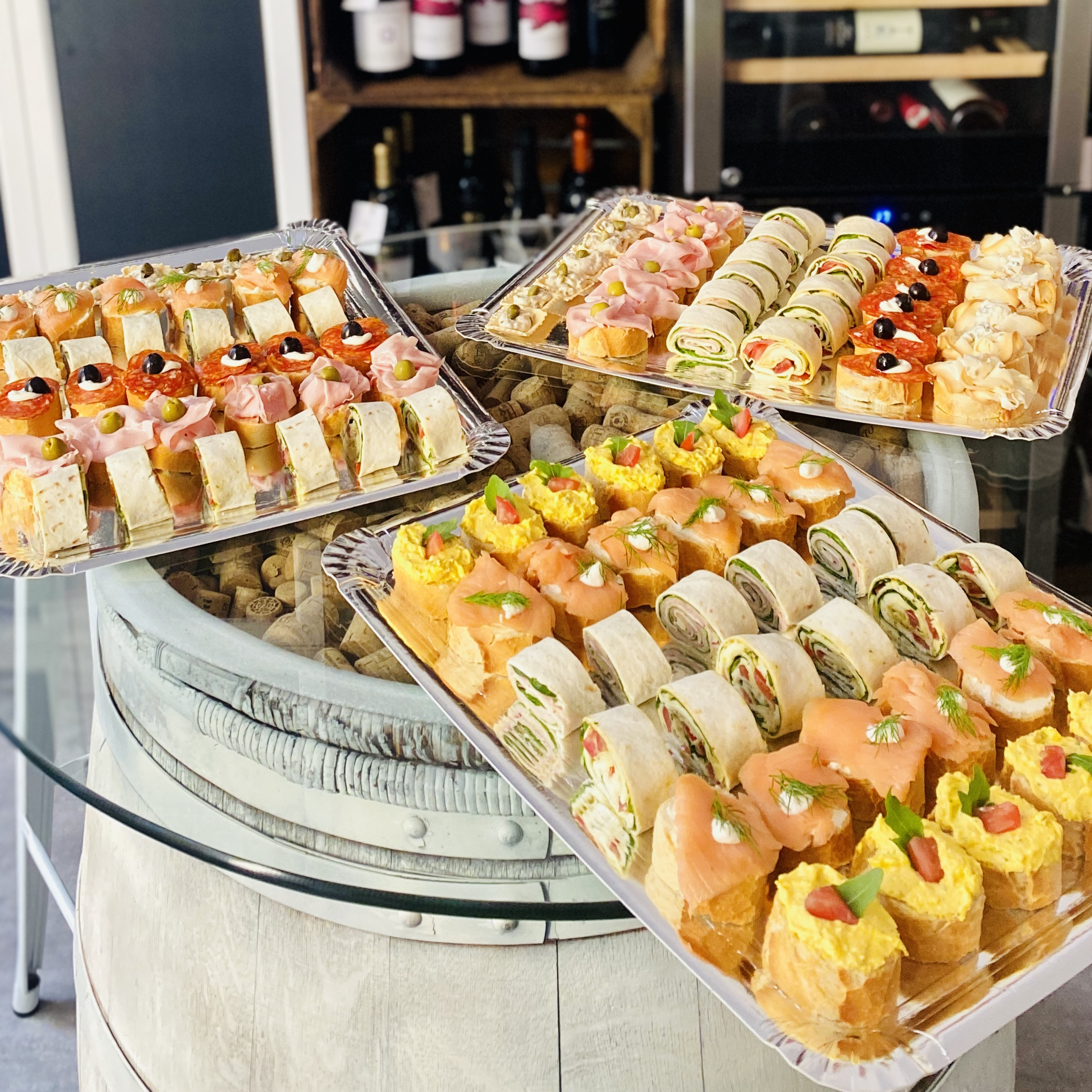 Civediamo Bar Produkt-Beispiele Belegte Brötchen & Mini-Wraps